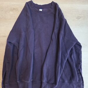 Old Navy Women's Deep Purple Crewneck Sweater